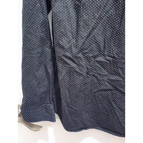 Denim & Flower Mens Black Polka Dot Long Sleeve Button-Down Shirt Size L - Picture 12 of 13